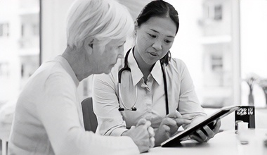 FSP clinical operations - doctor speaking to a patient