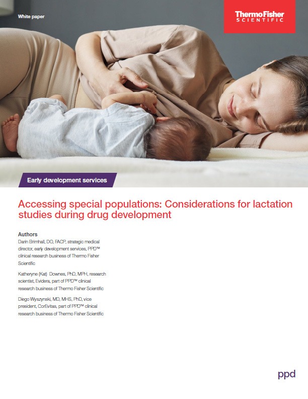 Accessing special populations: Considerations for lactation studies during drug development