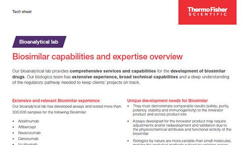 Biosimilar capabilities and expertise overview thumbnail