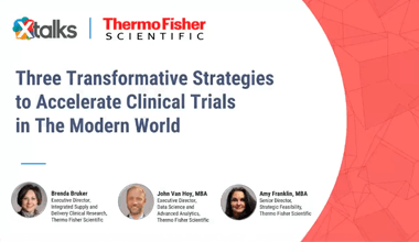 Title screen of Three Transformative Strategies to Accelerate Clinical Trials in The Modern World