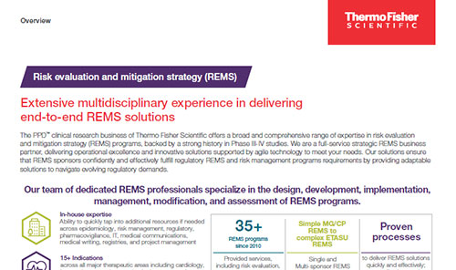 Risk evaluation and mitigation strategy (REMS) overview